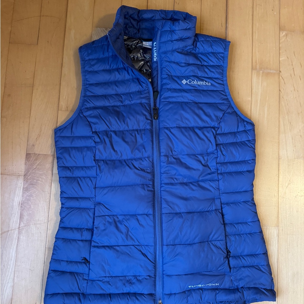 Columbia Royal Blue Quilted Packable Vest